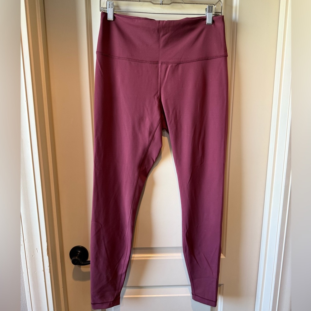 Lululemon Wunder Train High-Rise Tight 28"; size 12